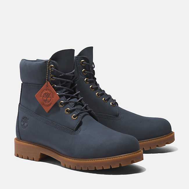 Timberland HERITAGE LACE UP PREMIUM 6 IN WATERPROOF BOOT Men's - DARK