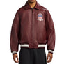 AVIREX ICON LEATHER JACKET Men’s -OXBLOOD/BORDEAUX