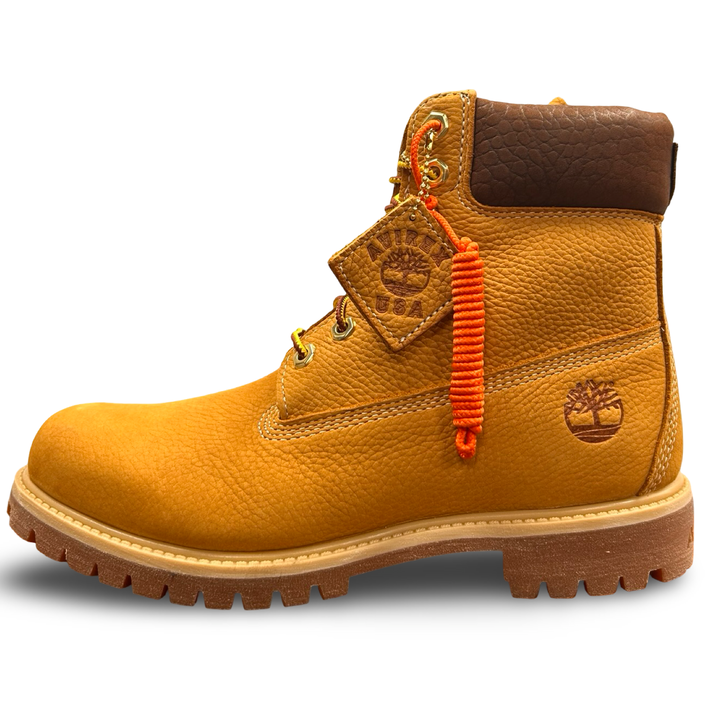 Timberland PREMIUM AVIREX 6 IN LACE WATERPROOF BOOT Men’s -WHEAT NUBUCK W MD BROWN
