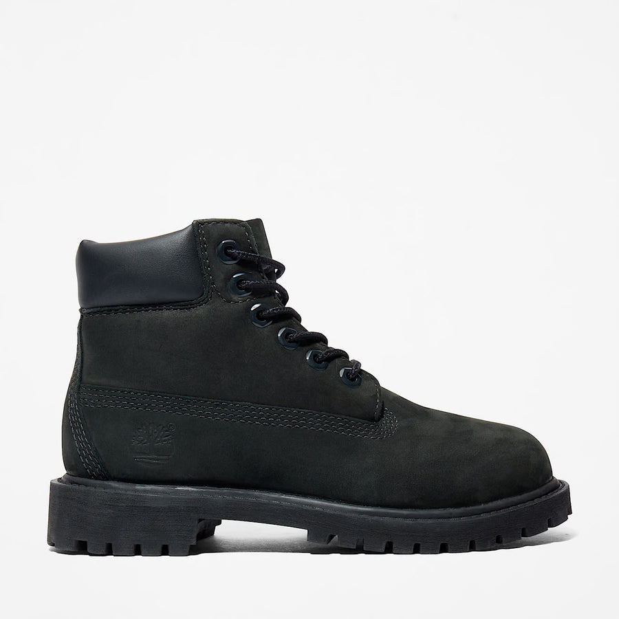 Timberland 6IN PREMIUM WATERPROOF Youth’s - BLACK NUBUCK