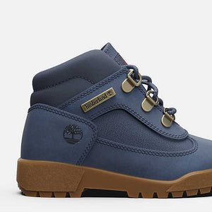 Timberland  FIELD BOOT LACE UP MID  Toddler's - DARK BLUE NUBUCK