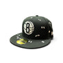 NEW ERA 5950 CUSTOM FITTED- BROOKLYN NETS - SCOOBY DOO - GLOW IN THE DARK /BLACK WHITE