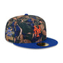 NEW ERA 5950 30 ANNIVERSARY  WORLD CHAMPION -NEW YORK METS -ROYAL BLUE ORANGE / LEAF - Moesports