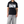 TRUE RELIGION SHORT SLEEVE CHECKERED BUDDHA OVERSIZED TEE-JET BLACK