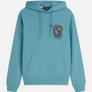 SCOTCH & SODA FRONT AND BACK  ARTWORK REGULAR  HOODIE MEN’S /ADRIATIC BLUE