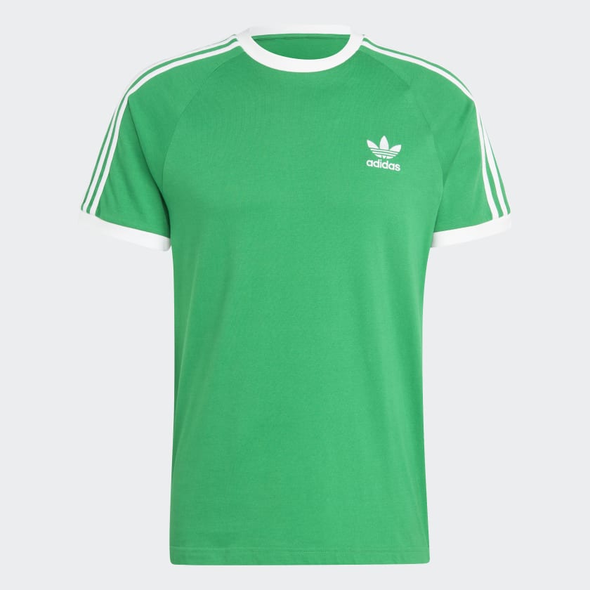 Adidas Original 3-STRIPES TEE Men’s - GREEN WHITE