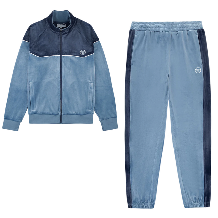 SERGIO TACCHINI CIELO VELOUR SUIT - MEN’S -FADED DENIM