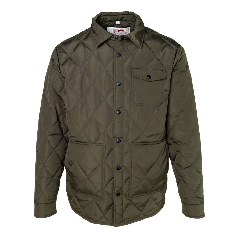 Schott N.Y.C  DOWN FILLED GARMENT JACKET MENS-OLIVE