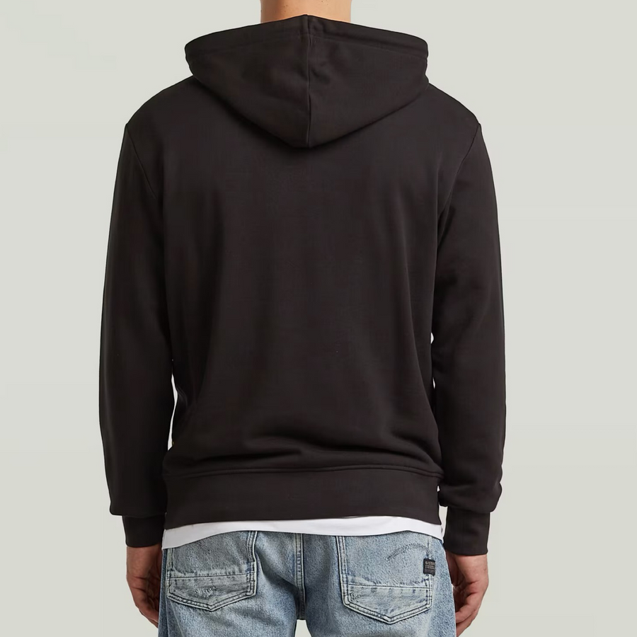 G-Star ORIGINALS  EMBRO LOGO HB HOODY SW / Men’s -DK BLACK