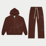 GODSPEED OG LOGO STITCHED SWEATSUIT- MOCHA