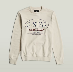 G-Star RAW CIRCLE G-STAR GR SW / Men’ -WHITEBAIT