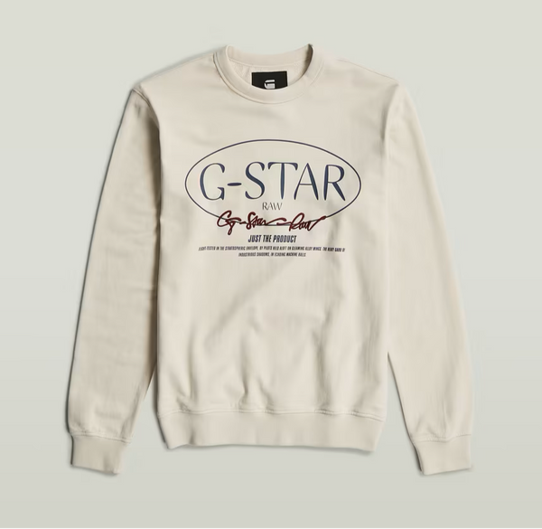 NEW G-Star Raw ジースター GRAPHIC 8 R T SS White セール】ARCHIVE PRINT BOXY T-SHIRT/オーバーサイズ