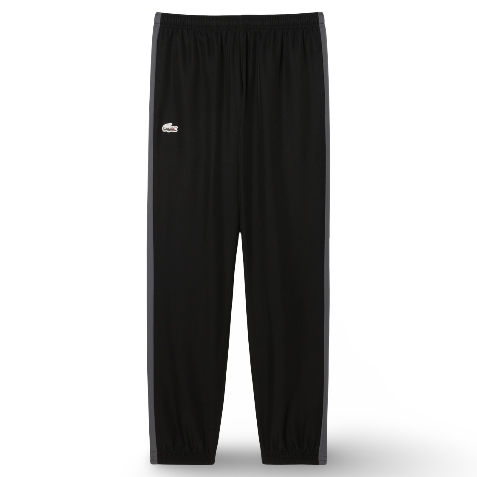 LACOSTE REGULAR FIT LANDSCAPE CROCODILE TRACKSUIT- Men's- BLACK LACOSTE REGULAR FIT LANDSCAPE CROCODILE TRACKSUIT- Men's- BLACK