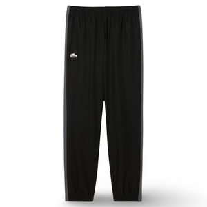 LACOSTE REGULAR FIT LANDSCAPE CROCODILE TRACKSUIT- Men's- BLACK