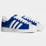 ADIDAS ORIGINAL SUPERSTAR  II  PATENT LEATHER Men’s -ROYAL BLUE/WHITE
