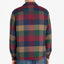 TIMBERLAND SHERPA LINED PLAID FLEECE OVERSHIRT Men’s - HIGH PILE LINED OVERSHI GREEN