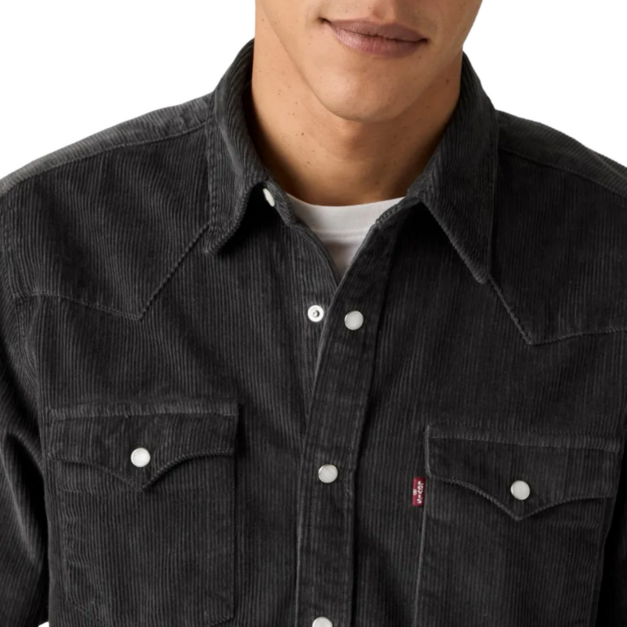 Levis Strauss & Co CORDUROY SHIRT Men’s -SMOKE GREY