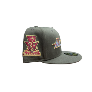 NEW ERA 5950 HOUSTON ASTROS 35TH ANNI CUSTOM FITTED-BROWN RED