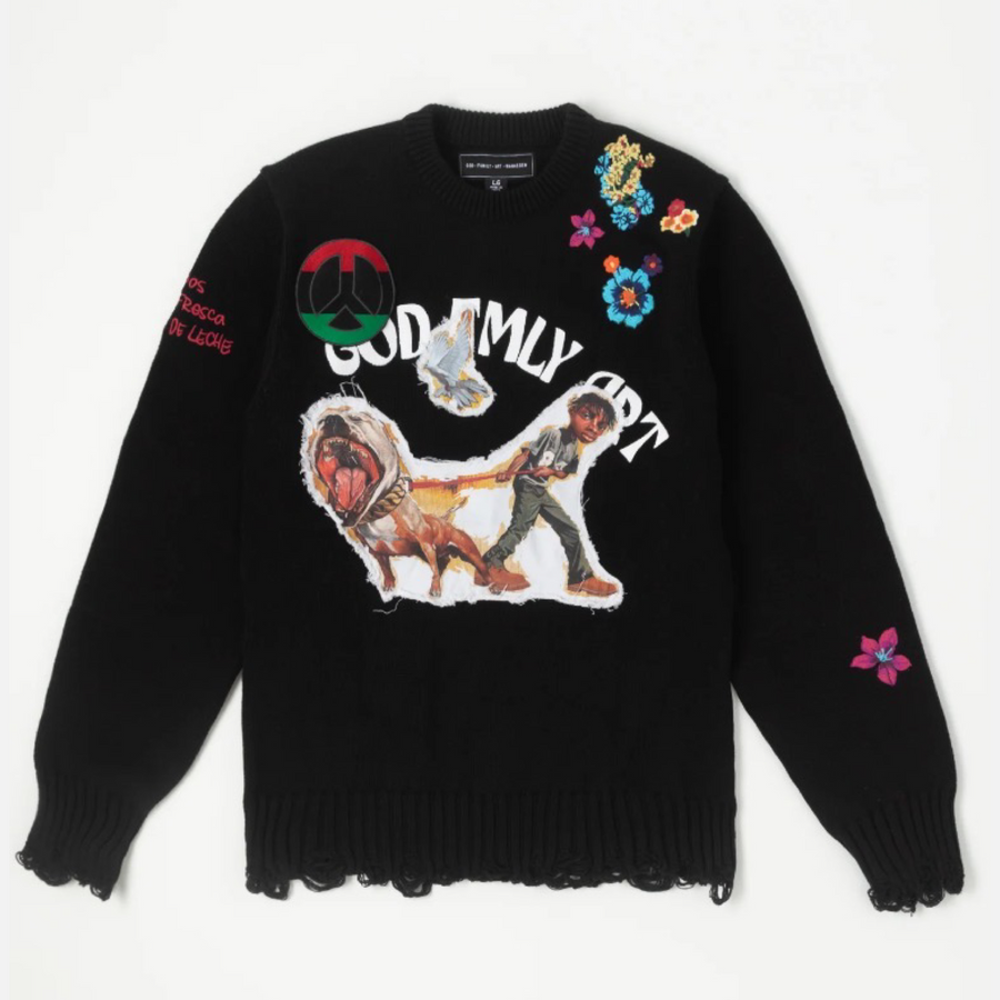 GFA MANASSEH-COMMUNITY SWEATER SW MEN’S / JET BLACK