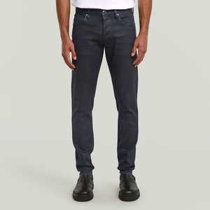 G-Star Raw 3301 SLIM Men's -WORN IN LUNAR BLUE COATED