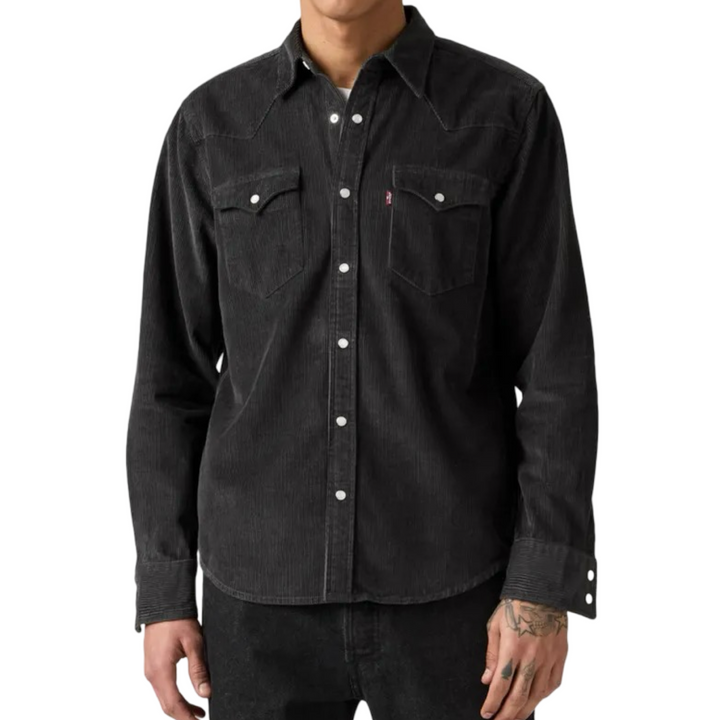 Levis Strauss & Co CORDUROY SHIRT Men’s -SMOKE GREY