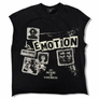 MIXED EMOTION "Newspaper" Sleeveless Tee