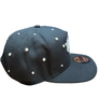 NEW ERA 950 A-FRAME PRE-CURVED RHINESTONE SNAPBACK NEW YORK KNICKS-BLACK/WHITE