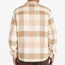 TIMBERLAND SHERPA LINED PLAID FLEECE OVERSHIRT Men’s - HIGH PILE LINED OVERSHI NATUR BEIGE