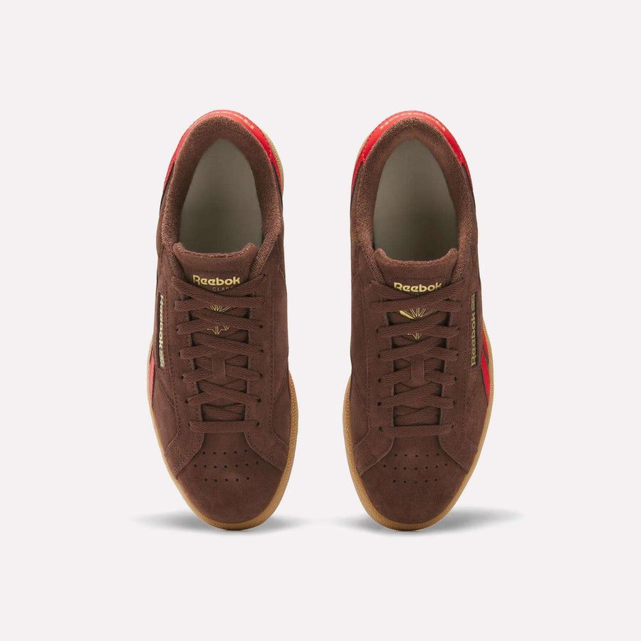 Reebok Classic - CLUB C GROUNDS UK Men’s -BROWN/RED GUM