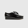 Clark’s WALLABEE BOOT LOW Men’s - BLACK HI SHINE LEATHER