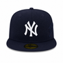 NEW ERA 5950 SIDE SCRIPT -NEW YORK YANKEE/ NAVY WHITE
