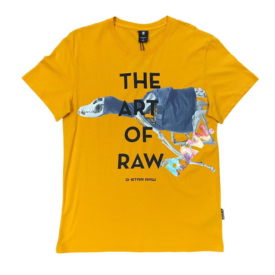 G-Star RAW ART OF RAW R T / Men’s -DULL YELLOW