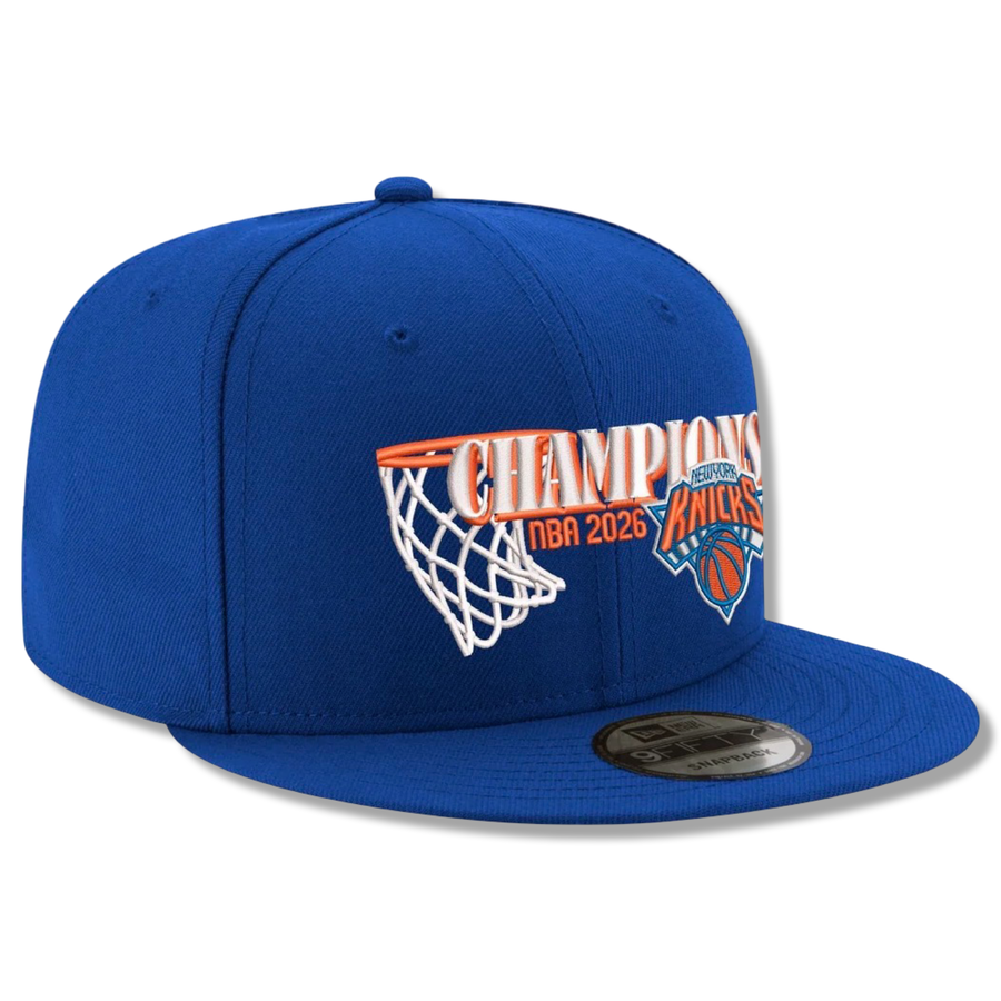 NEW ERA 950 CHAMPIONS NBA 2026 NEW YORK KNICKS SNAPBACK BASKET-ROYAL B