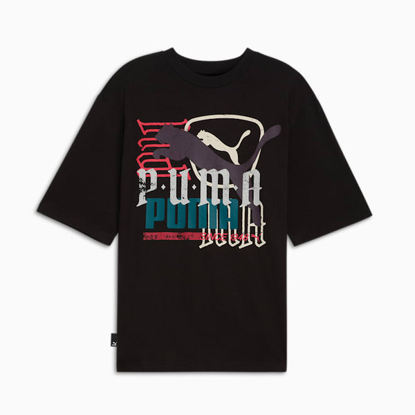 Puma CLASSIC PLAY PARIS TEE Men's -PUMA BLACK