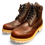 Timberland PREMIUM 6 IN LACE BROUGE WINGTIPS WP BOOT Men’s - MEDIUM BROWN FULL GRAIN