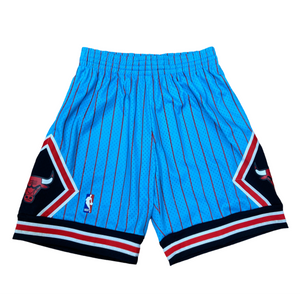 MITCHELL & NESS - NBA SWINGMAN ROAD -SHORTS BULLS -1995 MENS - AQUA BULLS