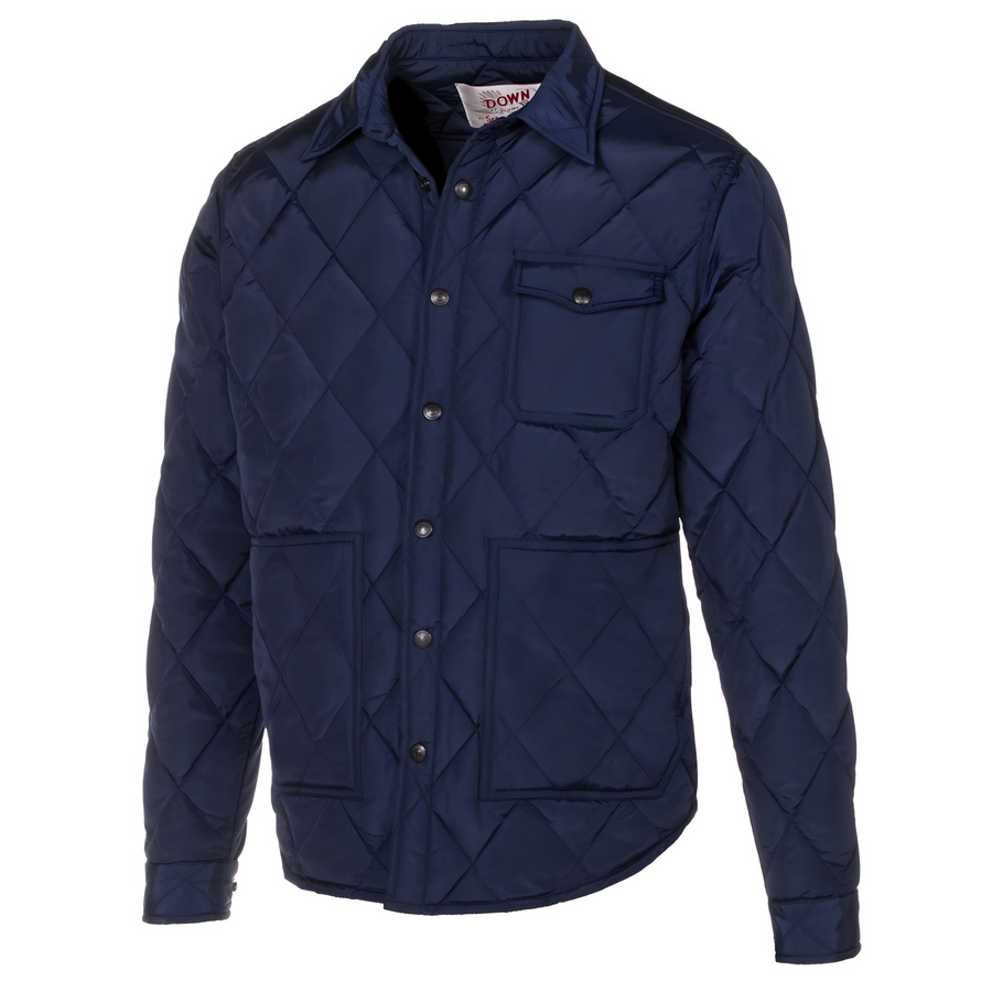 Schott N.Y.C DOWN FILLED GARMENT JACKET MENS-NAVY