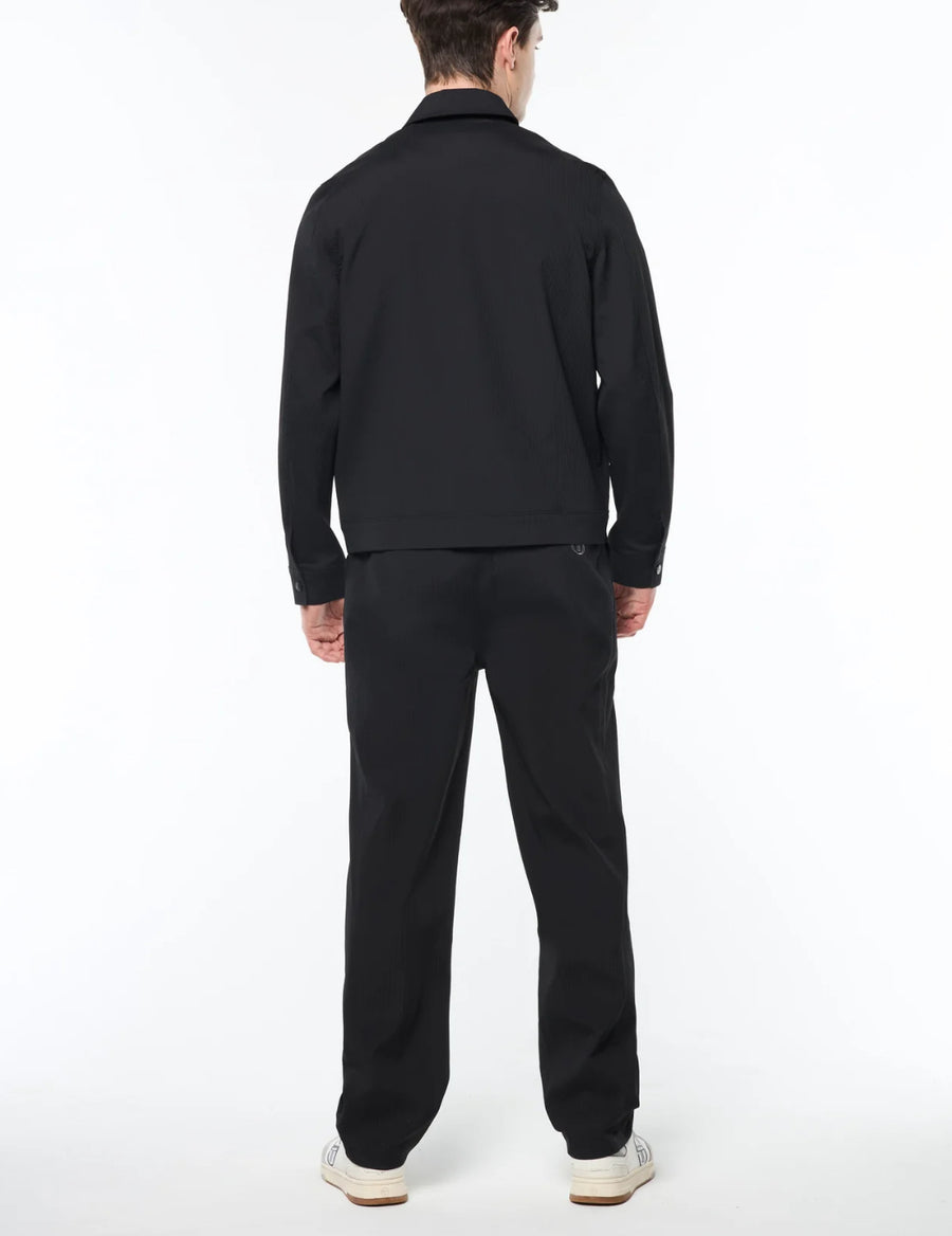 SERGIO TACCHINI DAVIDE  TRACK SUIT - MEN’S-BLACK BEAUTY