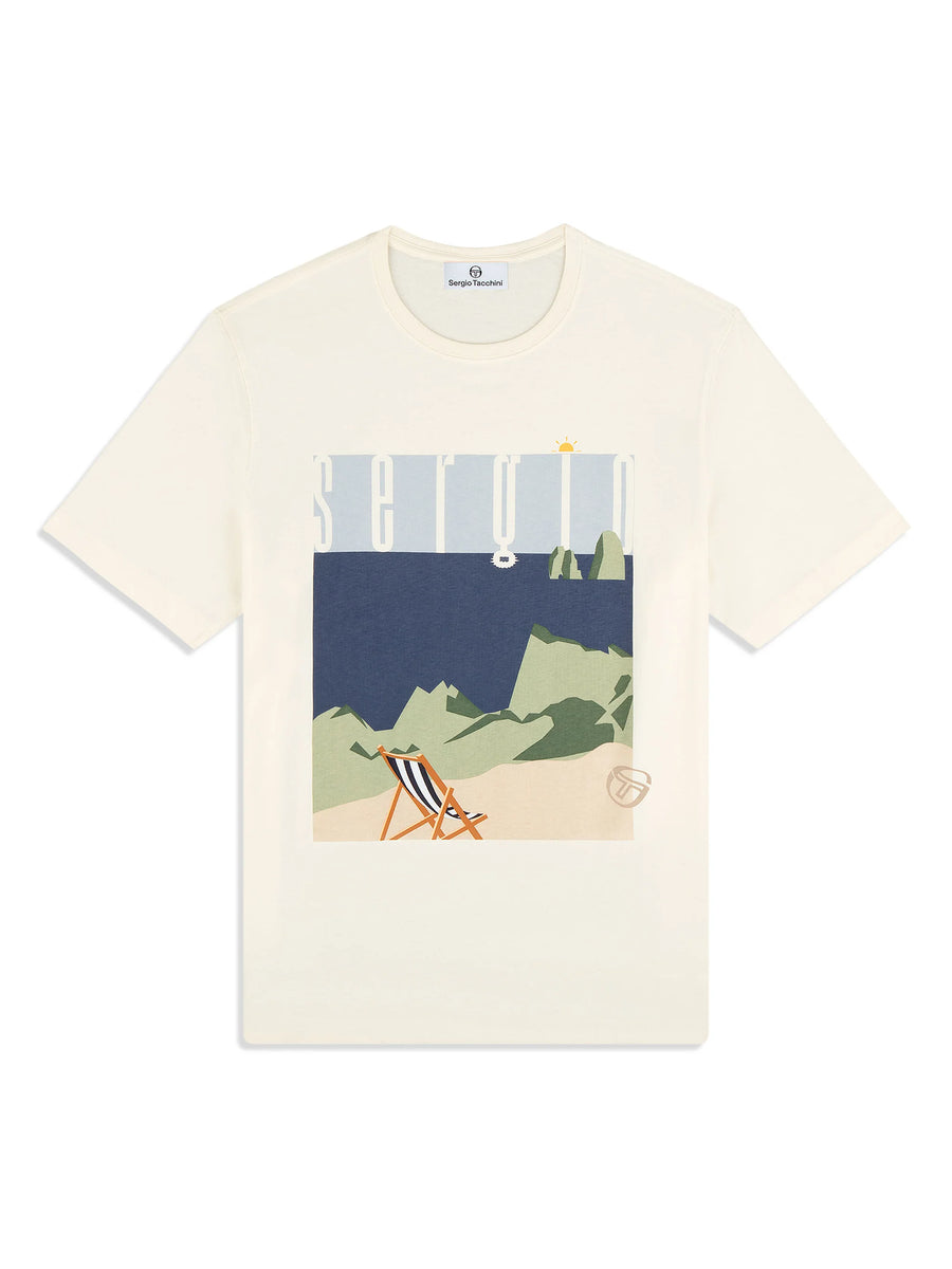 Sergio Tacchini  TOSCA  T-SHIRT Men’s -GARDENIA