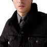 Levis Strauss & Co SHERPA TRUCKER JACKET Men’s - FADED BLACK