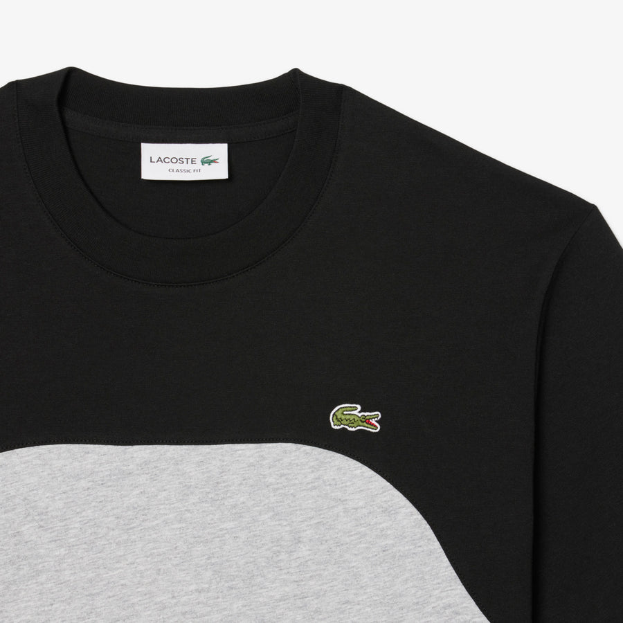 LACOSTE COLORBLOCK T-SHIRT Men’s - GREY CHINE-LY3