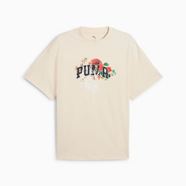 Puma DUNKED IN FLORALS TEE Men's-ALPINE SNOW – Moesports