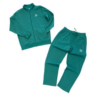 Puma fleece tracksuit mens on sale