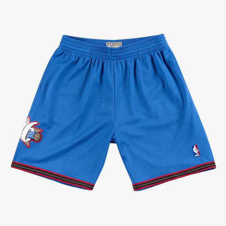 MITCHELL & NESS - NBA SWINGMAN ALTERNATE  - SHORTS - 76ERS  - 99 - 00 - MENS -ROYAL RED