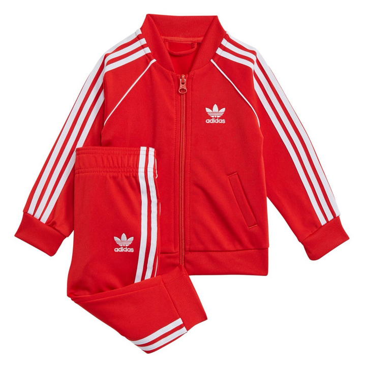 ADIDAS ORIGINAL SUPERSTAR TRACKSUIT TODDLER- Kid's - BETTER SCARLET RED