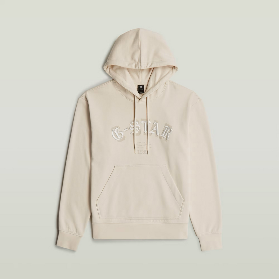 G-Star ORIGINALS EMBRO LOGO HB HOODY SW / Men’s -DK TALC BEIGE