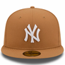 NEW ERA 5950 CUSTOM FITTED-NEW YORK YANKEE/ COLOR BASIC/ WHEAT