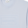LACOSTE EMBROIDERED COTTON CREW NECK T-SHIRT Men’s -LIGHT BLUE-J2G