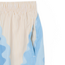 Lacoste  MID LENGHT STRIPED TRUNKS SWIMWEAR Short Men’s -WHITE-BEIGE-LIGHT BLUE-3IY