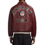 AVIREX ICON LEATHER JACKET Men’s -OXBLOOD/BORDEAUX